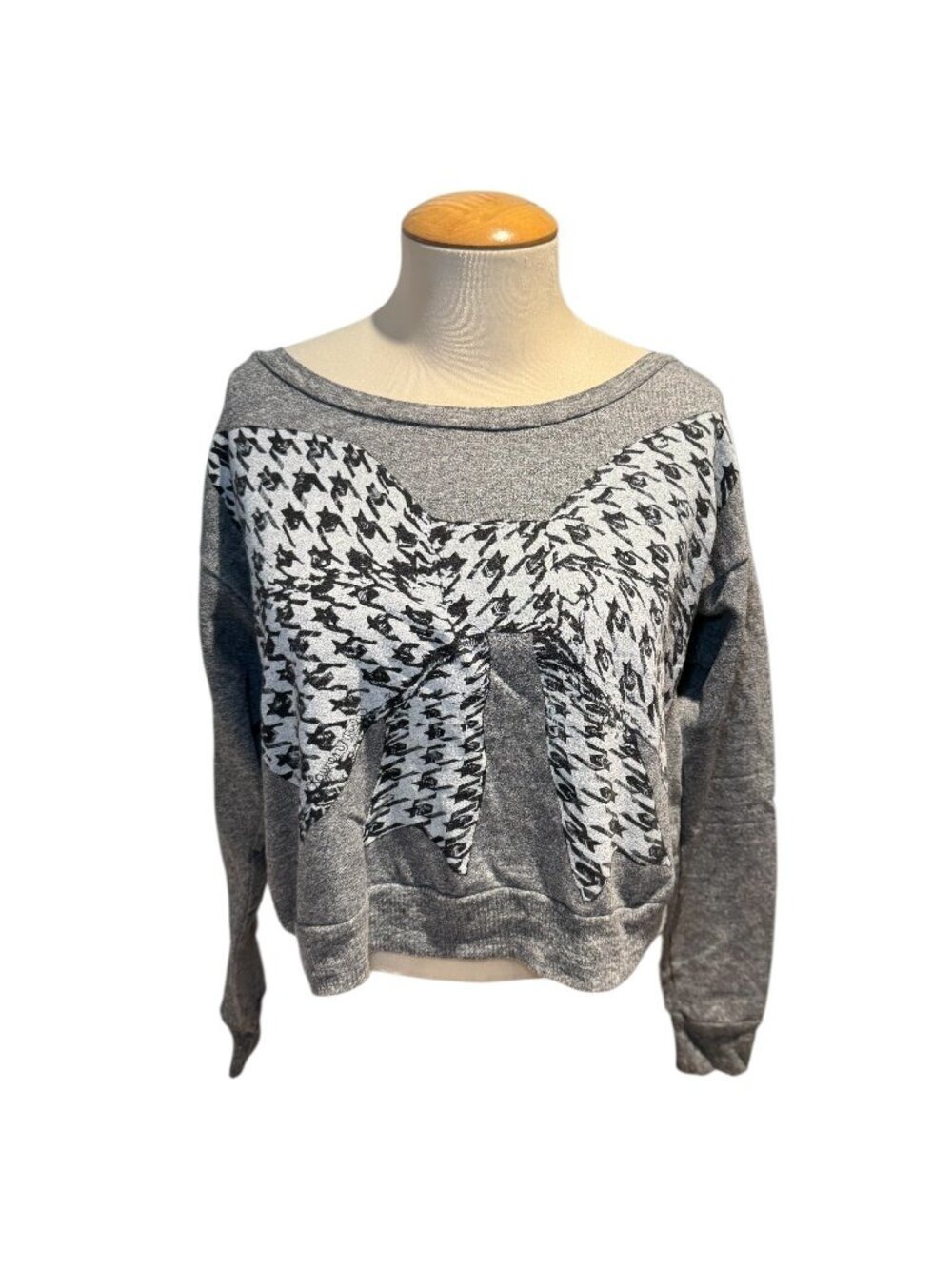 LAUREN MOSHI  bow sweatshirt - xs